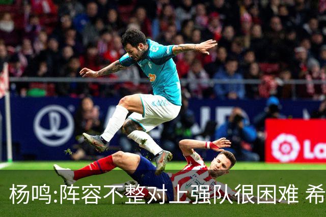 杨鸣:阵容不整对上强队很困难 希望所有人健康
